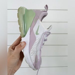 Nike Air Max 270 white and pistachio